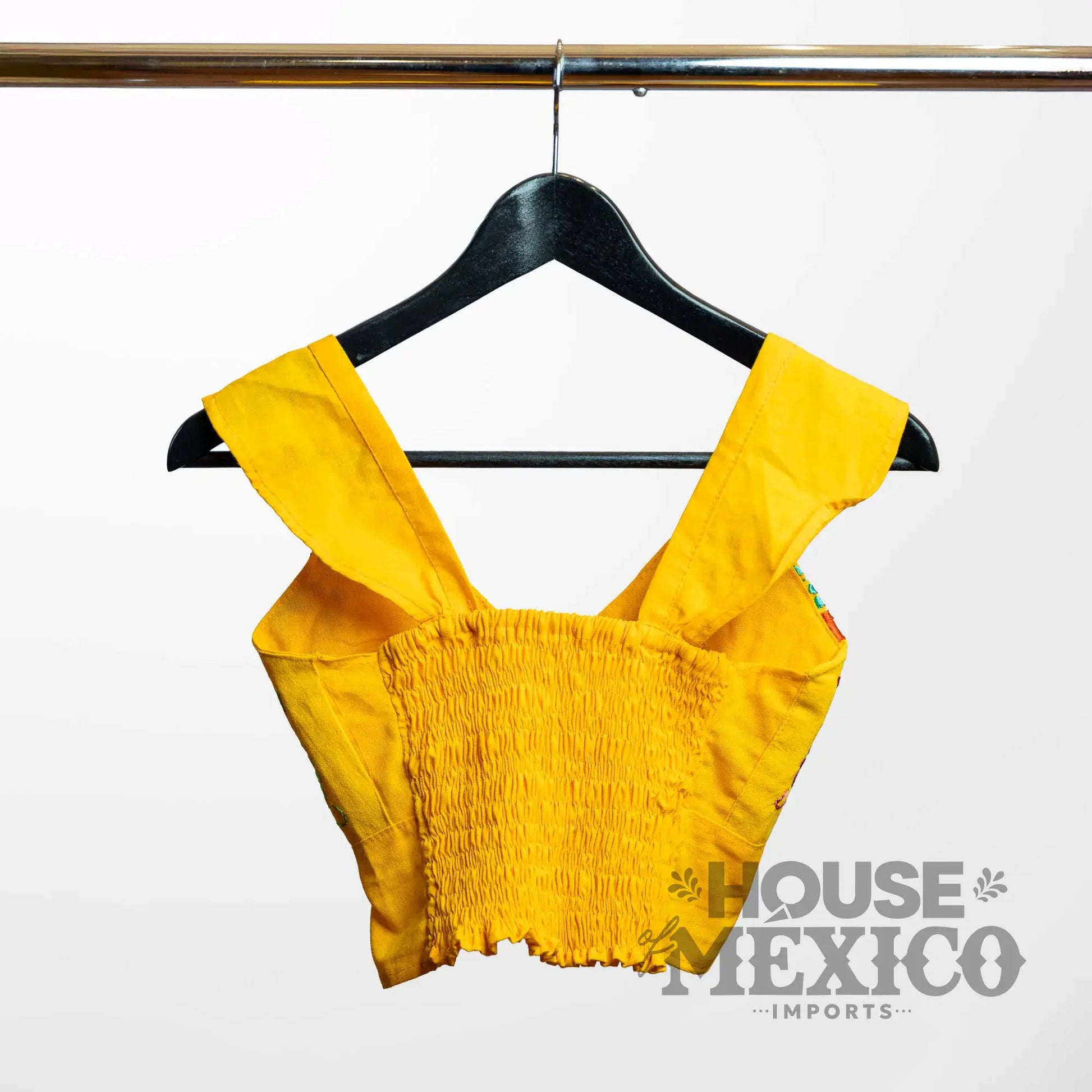 Mexican Top – Blusa Paloma with Colorful Floral Embroidery